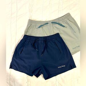 Cute Outdoor Voices shorts, navy and grey, size S, in great condition.